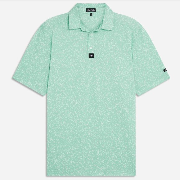 NEW Bad Birdie Pique Polo‎ Golf Shirt Mens S "Abyss" Mint Performance MSRP $78 - Picture 4 of 4